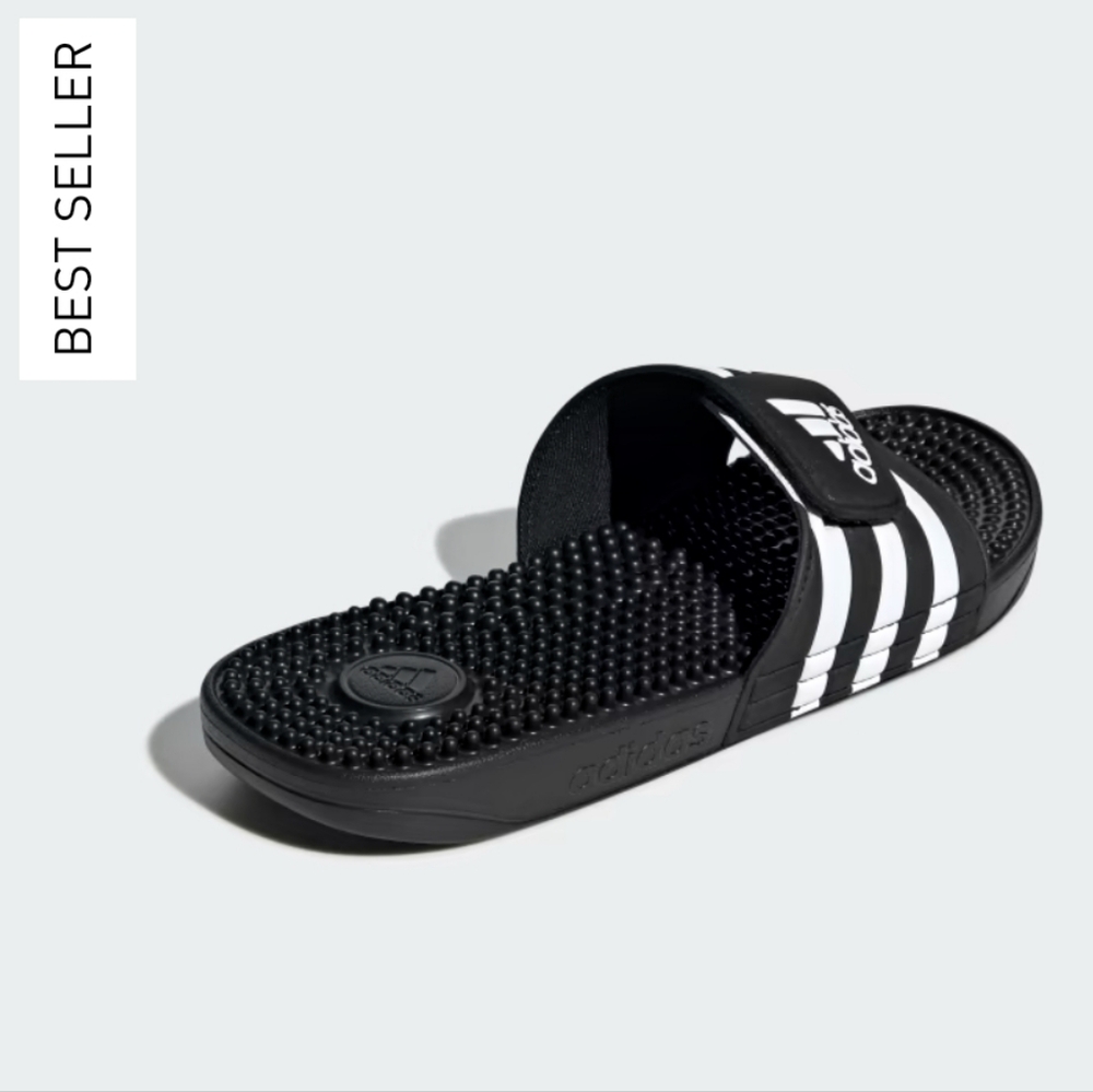 adidas Adissage Slides Black Womens 13 - Picture 13 of 13